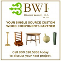 Brown Wood Inc "Your Single Source Custom Wood Components Partner" Ad